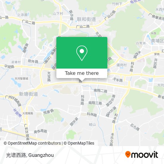 光谱西路 map