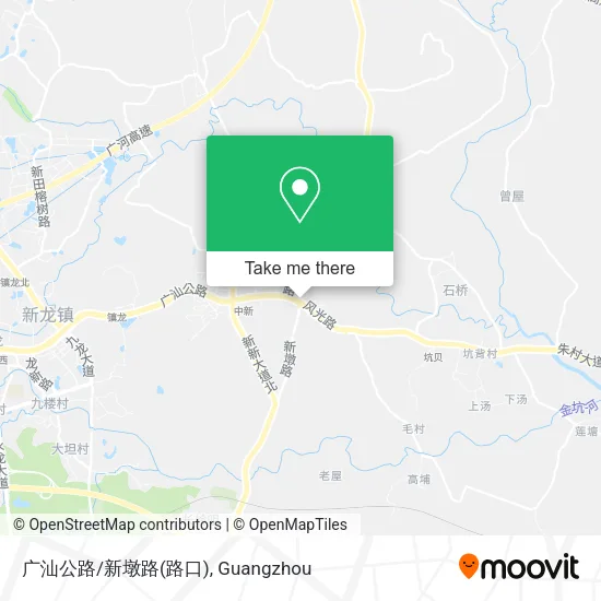 广汕公路/新墩路(路口) map