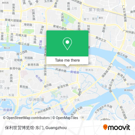 保利世贸博览馆-东门 map