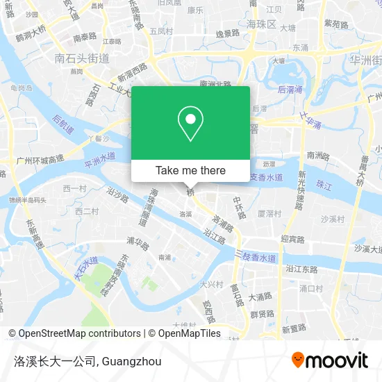 洛溪长大一公司 map