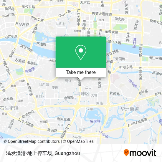 鸿发渔港-地上停车场 map