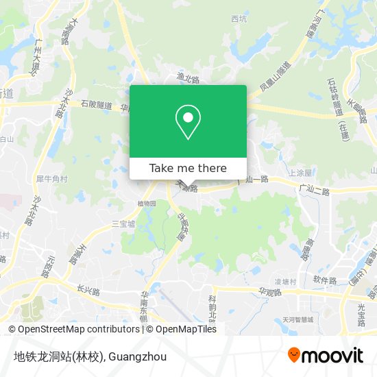 地铁龙洞站(林校) map