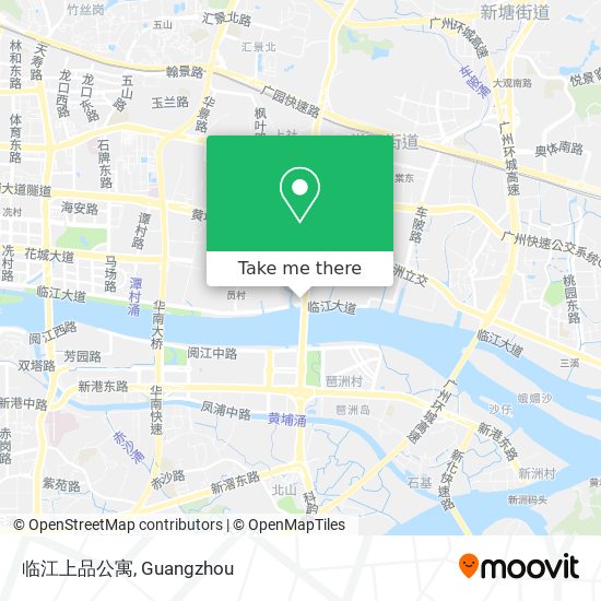 临江上品公寓 map