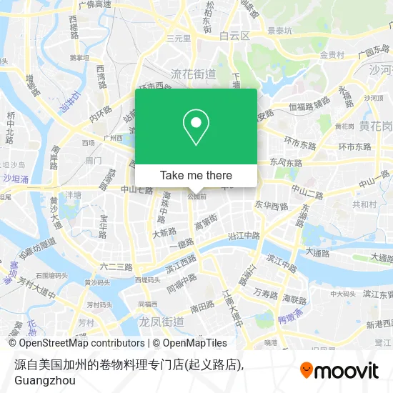 源自美国加州的卷物料理专门店(起义路店) map