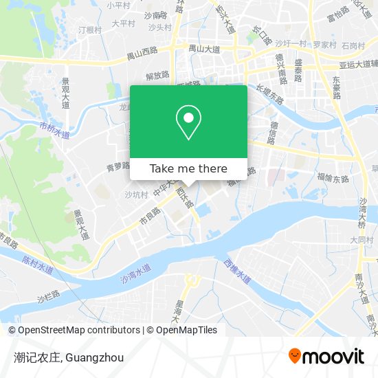 潮记农庄 map