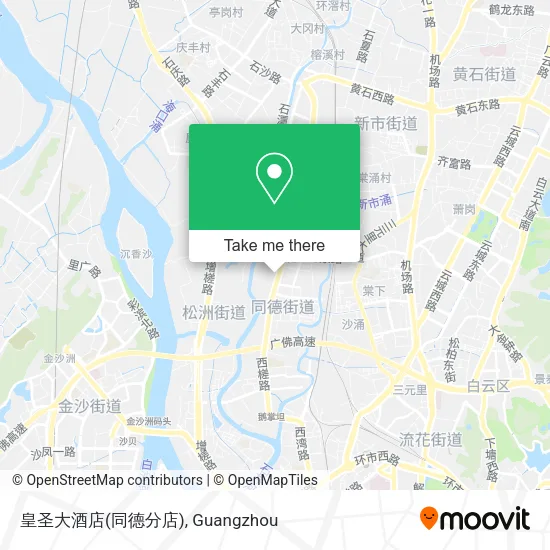 皇圣大酒店(同德分店) map