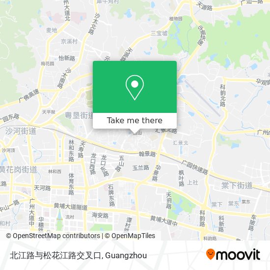 北江路与松花江路交叉口 map