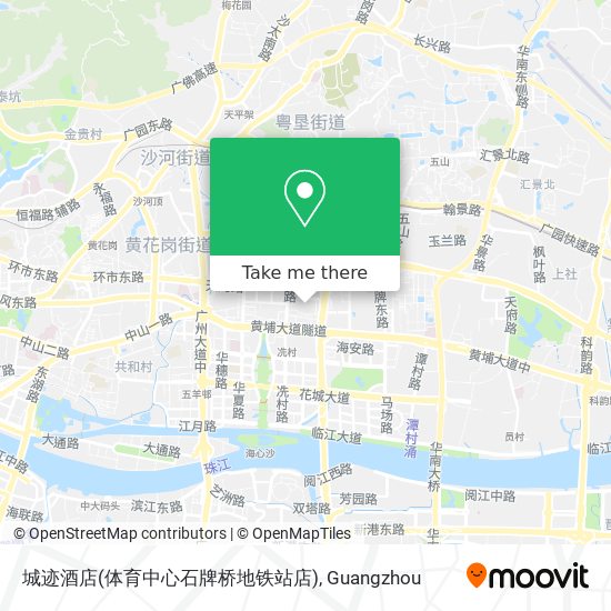 城迹酒店(体育中心石牌桥地铁站店) map
