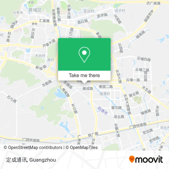定成通讯 map