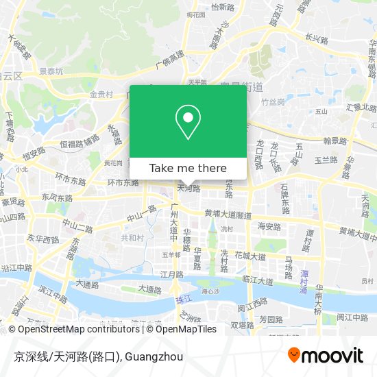 京深线/天河路(路口) map