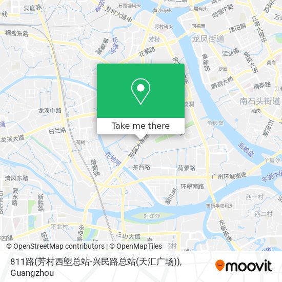 811路(芳村西塱总站-兴民路总站(天汇广场)) map