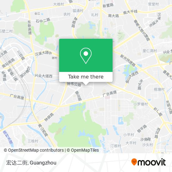 宏达二街 map