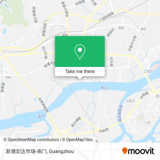 新塘宏达市场-南门 map