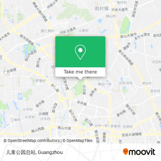 儿童公园总站 map