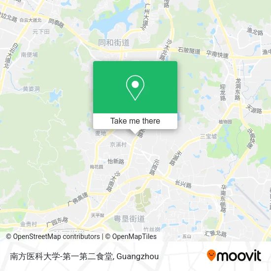 南方医科大学-第一第二食堂 map
