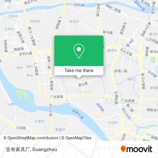 亚奇家具厂 map