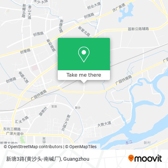 新塘3路(黄沙头-南碱厂) map