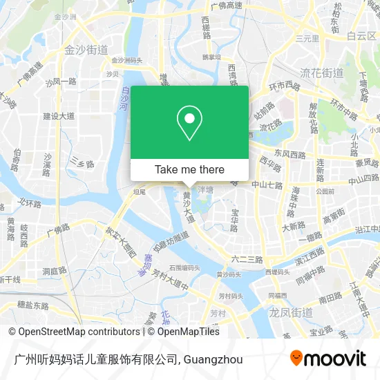广州听妈妈话儿童服饰有限公司 map