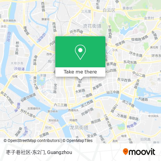 枣子巷社区-东2门 map