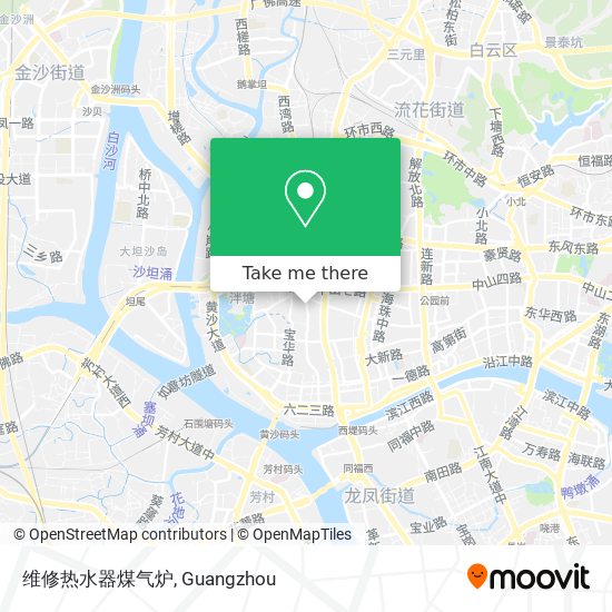 维修热水器煤气炉 map