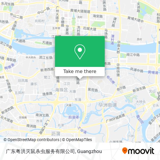广东粤洪灭鼠杀虫服务有限公司 map