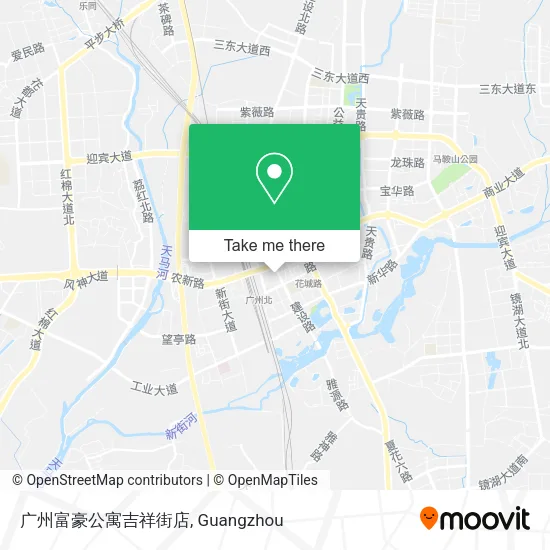 广州富豪公寓吉祥街店 map