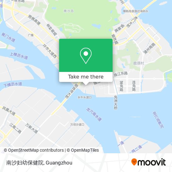 南沙妇幼保健院 map