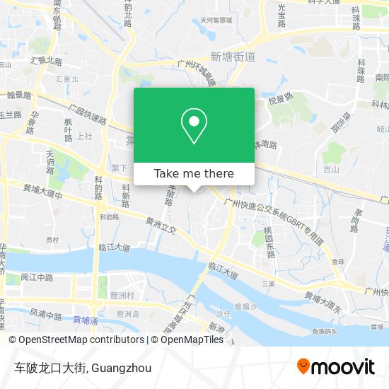 车陂龙口大街 map