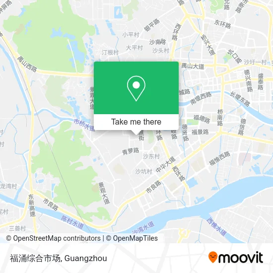 福涌综合市场 map
