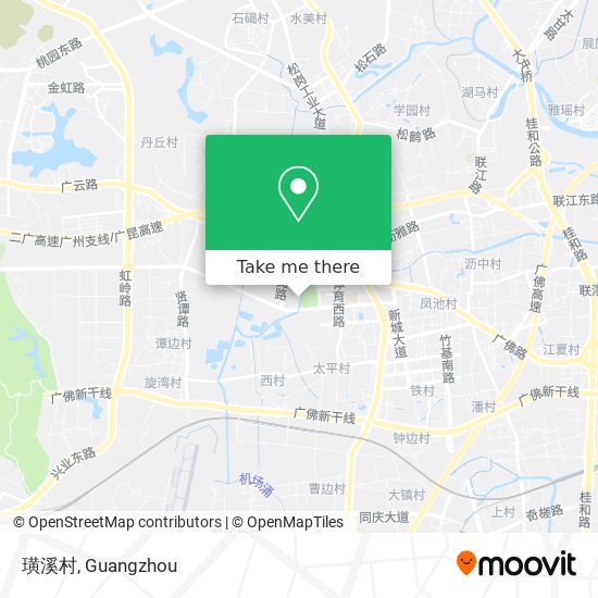 璜溪村 map