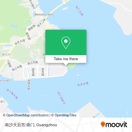 南沙天后宫-南门 map