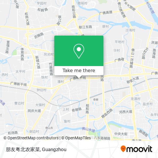 朋友粤北农家菜 map