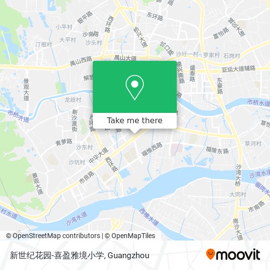 新世纪花园-喜盈雅境小学 map