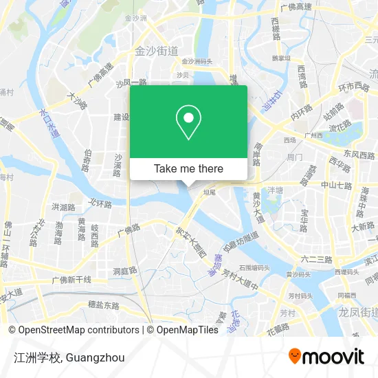 江洲学校 map