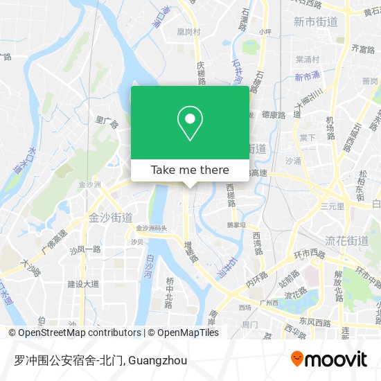 罗冲围公安宿舍-北门 map