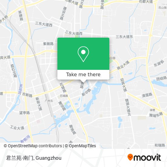 君兰苑-南门 map
