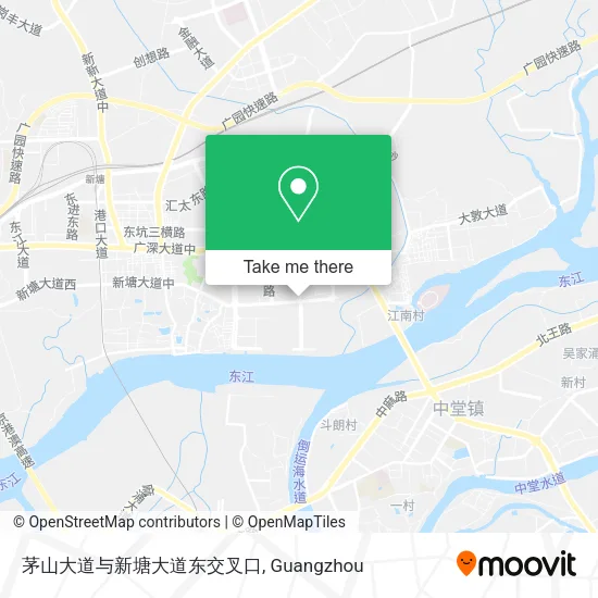 茅山大道与新塘大道东交叉口 map