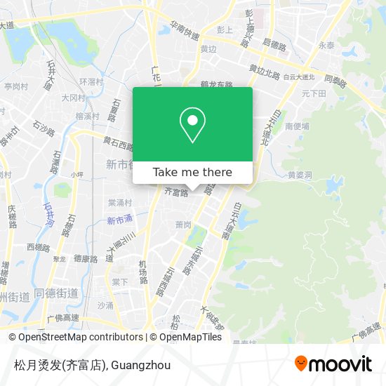 松月烫发(齐富店) map
