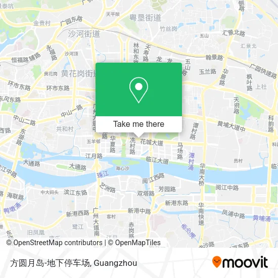 方圆月岛-地下停车场 map