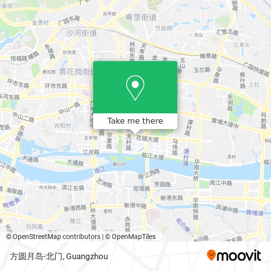 方圆月岛-北门 map