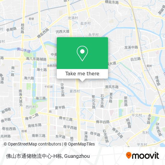 佛山市通储物流中心-H栋 map