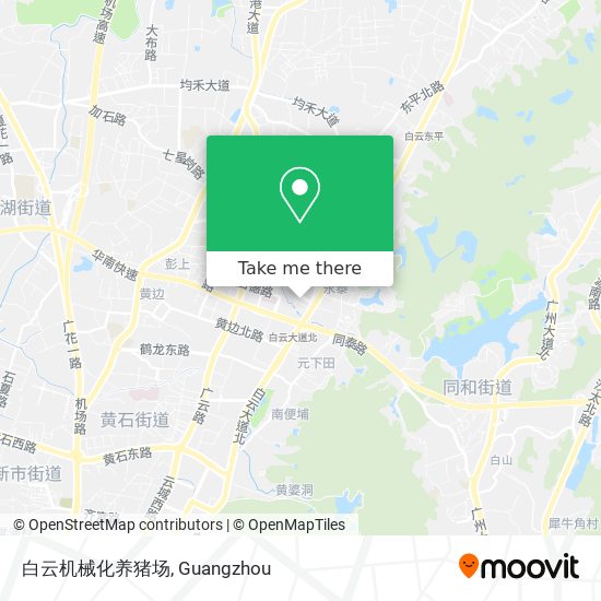 白云机械化养猪场 map