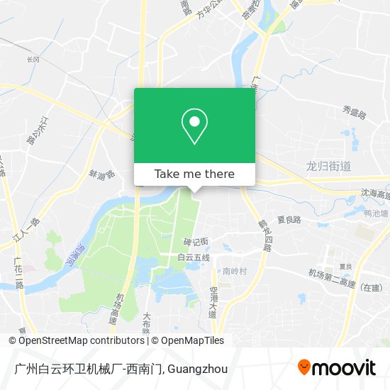广州白云环卫机械厂-西南门 map