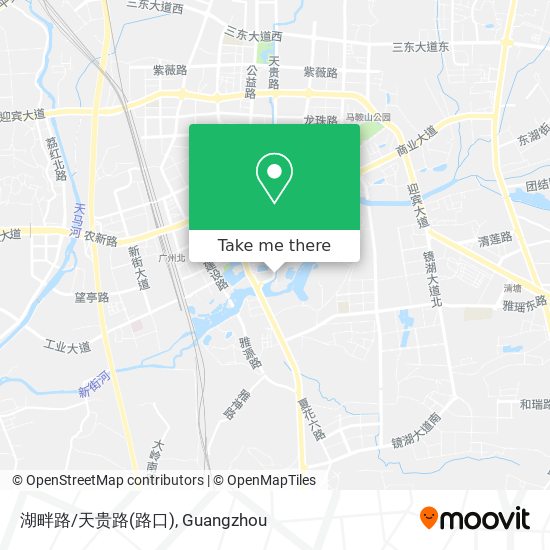 湖畔路/天贵路(路口) map