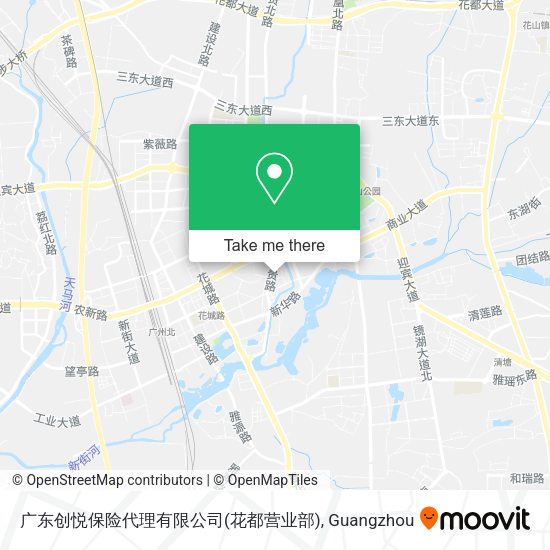 广东创悦保险代理有限公司(花都营业部) map