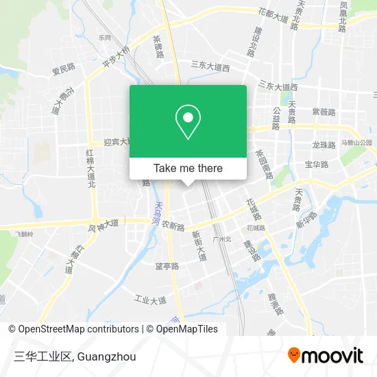 三华工业区 map