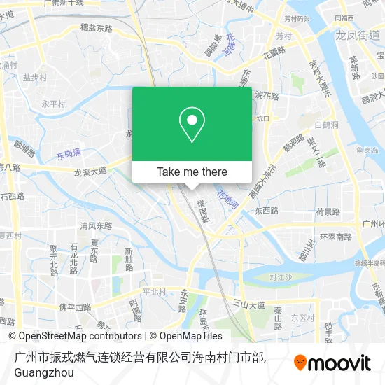 广州市振戎燃气连锁经营有限公司海南村门市部 map