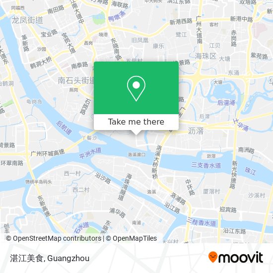 湛江美食 map