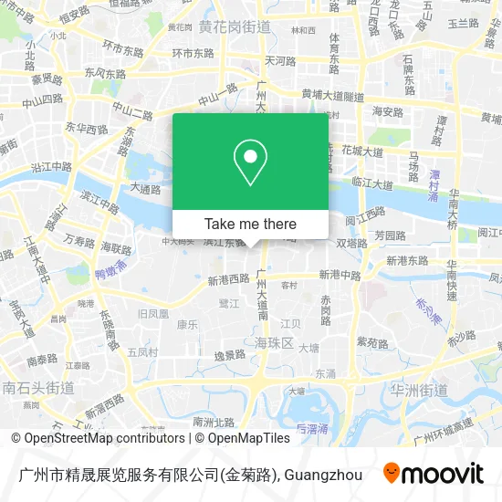 广州市精晟展览服务有限公司(金菊路) map