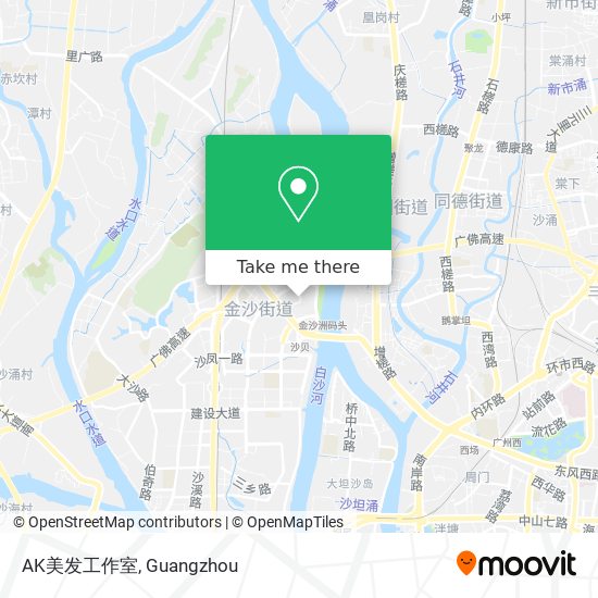 AK美发工作室 map